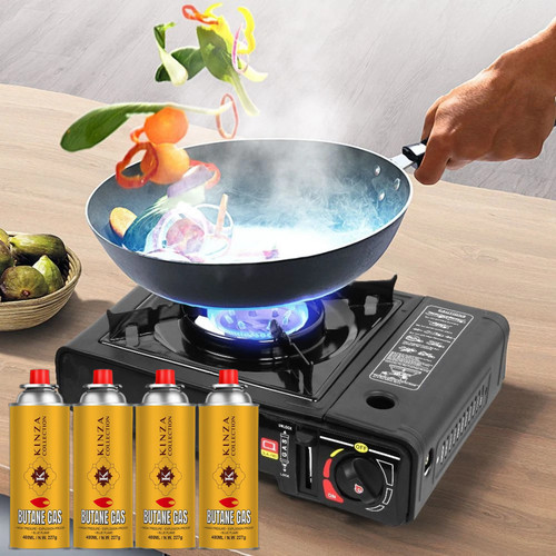 Butane gas camping cartridge - gas,